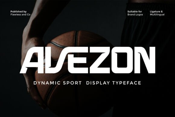 Avezon: The Sport Display Font for Bold Branding