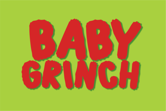 Baby Grinch: A Quirky Display Font for Web Design