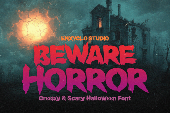 Beware Horror Font Review: A Spine-Chilling Display Typeface