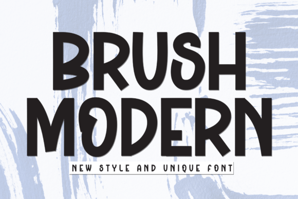 Brush Modern: A Playful Display Font for Web Design