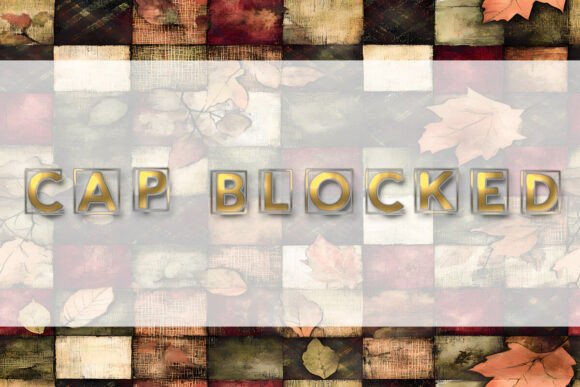 Cap Blocked: A Bold Display Font for Modern Editorial Design
