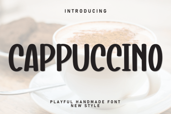 Cappuccino: A Charming Handwritten Display Font for Makers