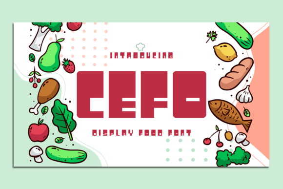 Cefo: A Quirky Display Font for Playful Editorial Design