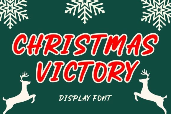 Christmas Victory: The Ultimate Holiday Display Font for Marketers