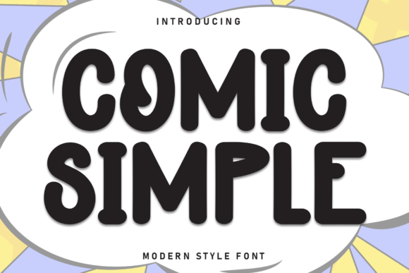 Comic Simple: A Whimsical Display Font for Makers