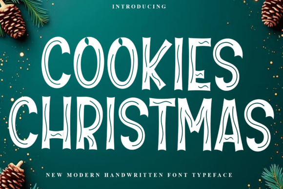 Cookies Christmas: The Ultimate Display Font for Festive Marketing