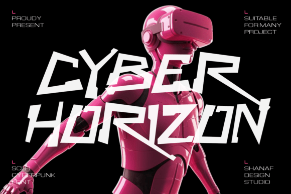 Cyber Horizon: The Futuristic Display Font for Bold Brands
