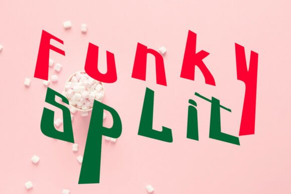 Elevate Your Brand with Funky Split Display Fonts