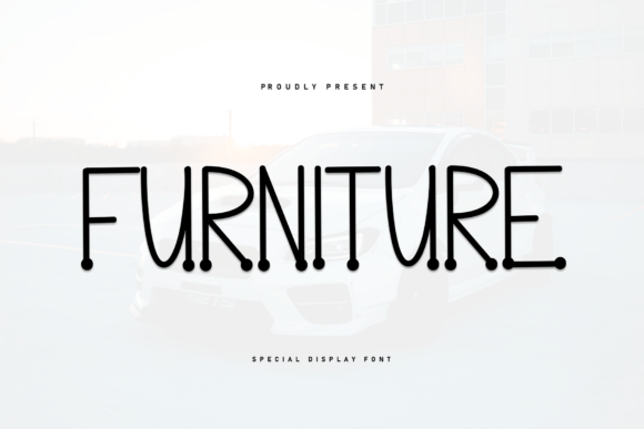 Furniture Font: A Handwritten Typeface for Small Business Branding