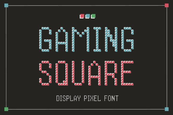 Gaming Square: A Pixel Font for Bold Web Headlines