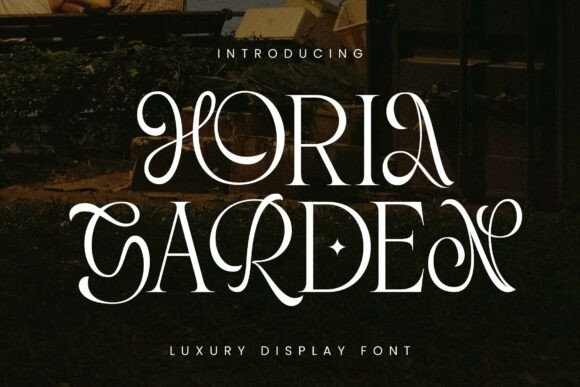 Horia Garden: A Luxury Serif Typeface for Editorial Design