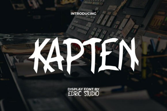 Kapten Display Font for Bold Business Branding