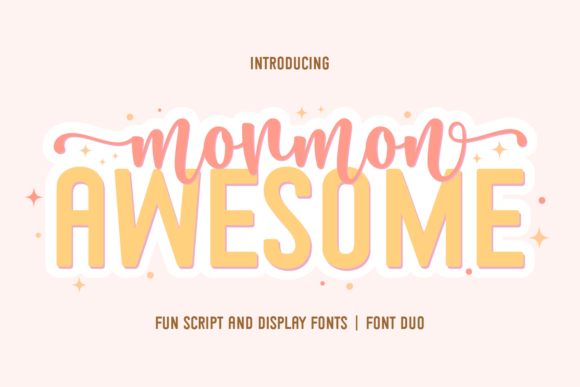Mormon Awesome Duo Review: A Playful Typeface for Branding