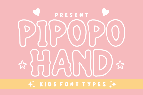 Pipopo Hand: A Charming Display Font for Makers