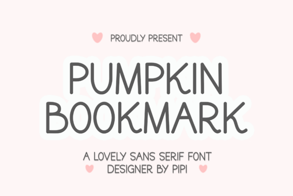 Pumpkin Bookmark Font for Modern Editorial Design