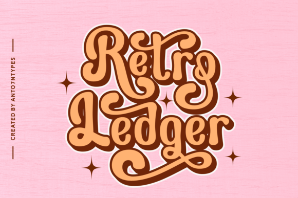 Retro Ledger: The Display Font for Bold Campaigns