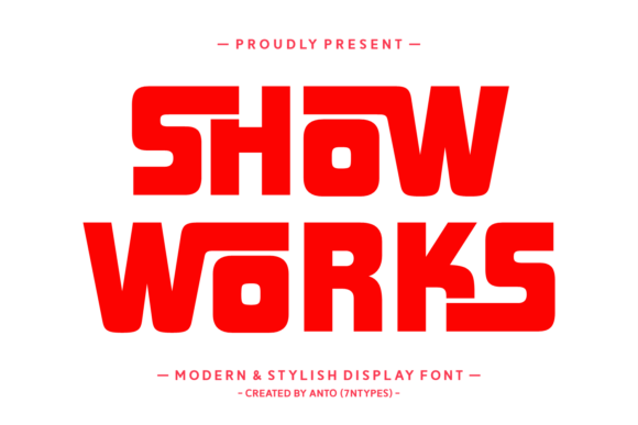 Show Works: The Display Font for Festive Web Design