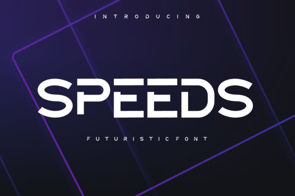 Speeds: The Bold Display Font for High-Tech Campaigns