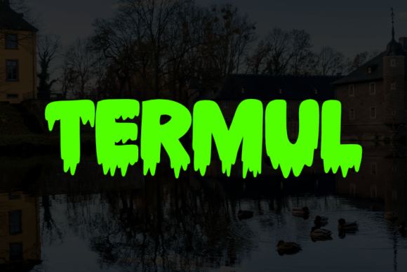 Termul Display Font Review for Spooky Campaigns