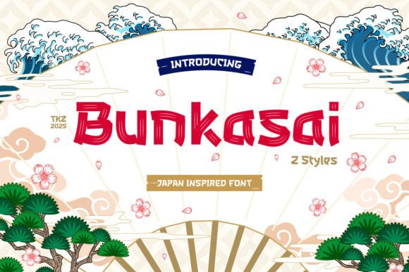 Using Bunkasai Font for Elegant Asian-Inspired Branding