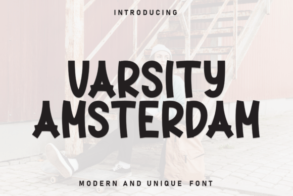 Varsity Amsterdam: A Friendly Display Font for Modern Editorial Design
