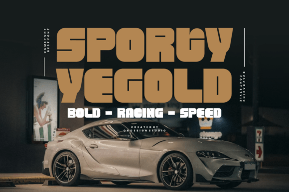 Why Sporty Yegold is the Perfect Display Font for Branding