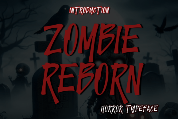 Zombie Reborn: A Minimal Handwritten Display Font for Crafters